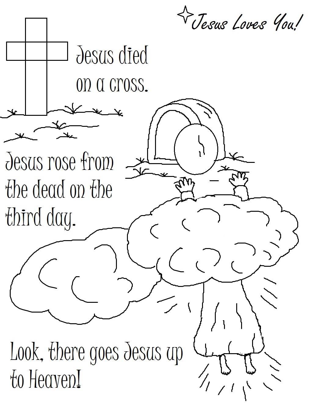 Jesus In The Wilderness Coloring Pages